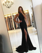 Load image into Gallery viewer, black-mermaid-dress
