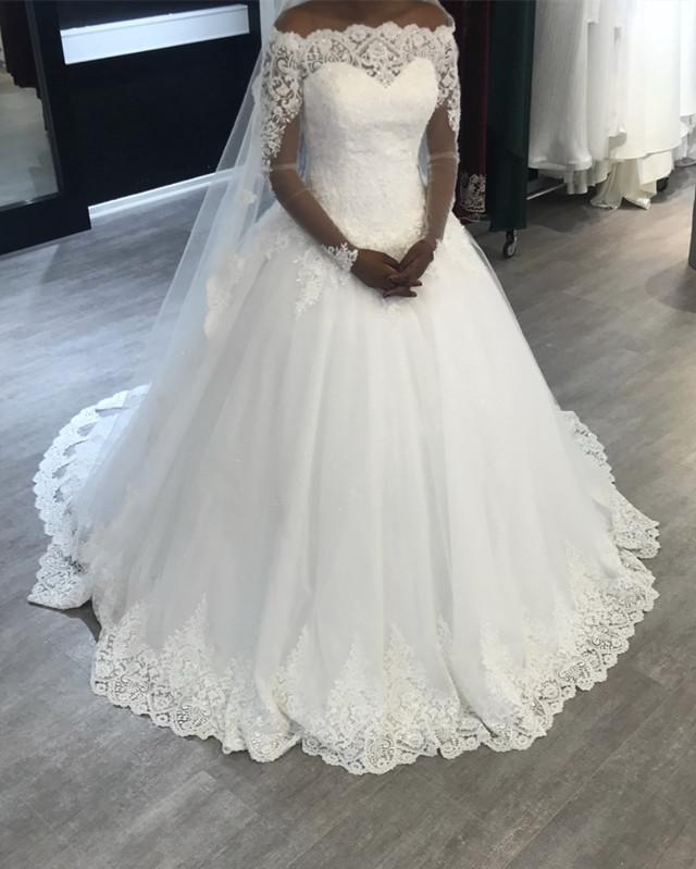 Vintage-Lace-Ball-Gowns-Wedding-Dresses-2019