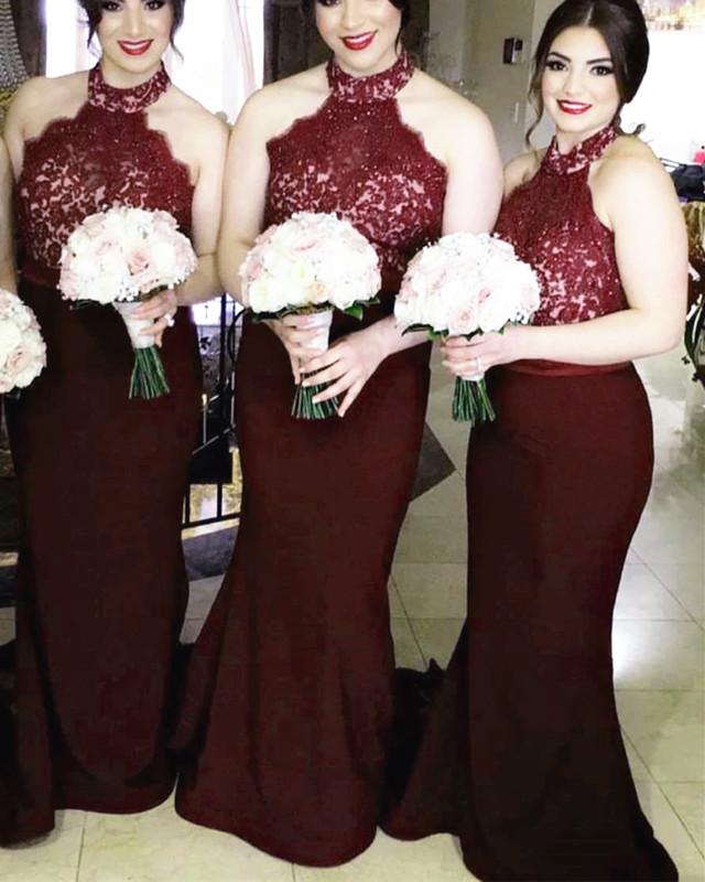 Bridesmaid-Dresses-Burgundy