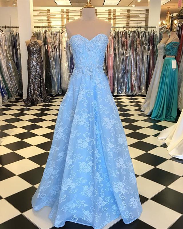 Baby-Blue-Lace-Dresses