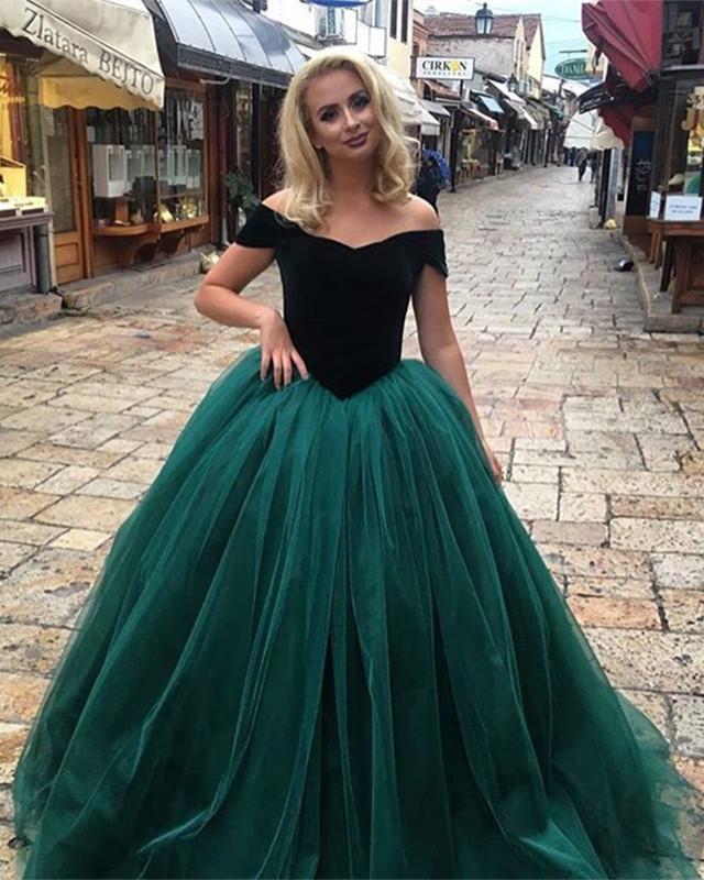 emerald-green-ballgowns