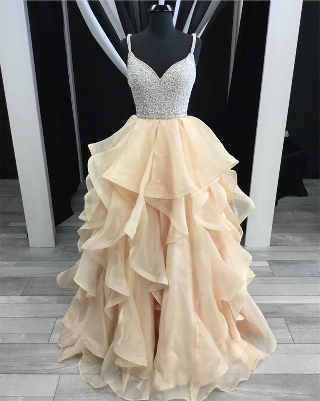 Champagne-Prom-Dresses