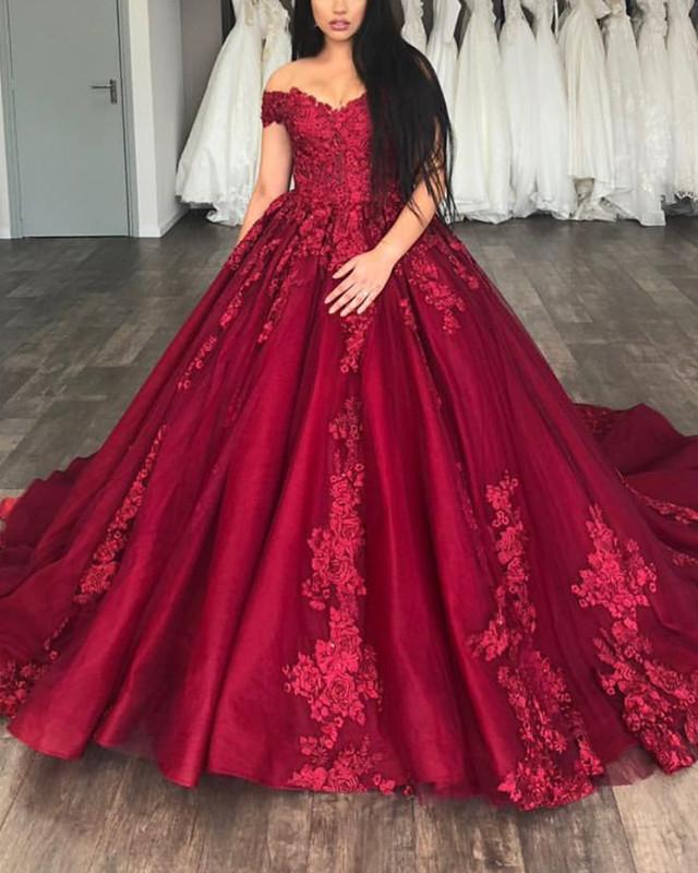 Wine Red Quinceanera Dresses 2020