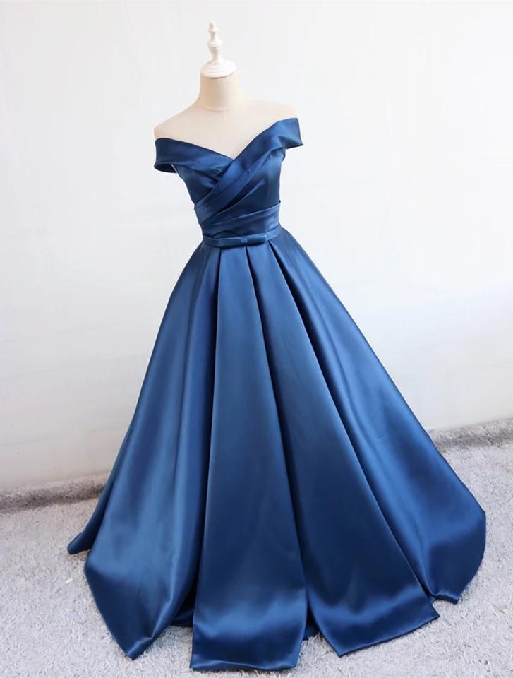 Navy Blue Prom Dresses 2020